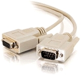 Alpha Communications Serial Extender Cable-F/M--3'