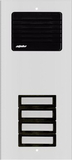 Alapha Communications 4 Plast Button L/S Panel-Alum.