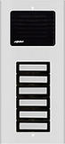 Alpha Communications 6 Plast Button L/S Panel-Alum.