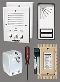 Alpha Communications 2- Unit Apt. Intercom Kit+Wire