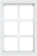 Alpha Communications 3Hx2W Module Panel Frame-White