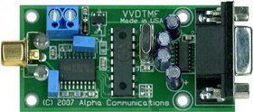 Alpha Communications Dtmf To Rs232 Decoder Board