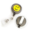 GOGO 7PCS Premium Quality Cute Smile Face ID Holder Reels