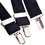 TopTie Unisex Elastic Y-Back  Suspenders 1" inch(3CM) Suspender - Navy Blue