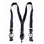 TopTie Men's Suspender With Convertible Clip, Button End and Strap