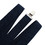 TopTie Men's Solid Elastic Suspenders 1 inch Y-Back Adjustable Suspenders