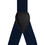 TopTie Men's Solid Elastic Suspenders 1 inch Y-Back Adjustable Suspenders