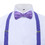 TopTie Mens 1" Inch Elastic Adjustable Y-Back Suspenders & Pre-Tied Bow Tie Set