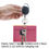 GOGO Carabiner Badge Holder Reels With Back Splint Office Business Card Supply