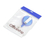 100PCS Translucent Blue ID Card Holder Reels