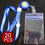 Officeship Plastic Smile Face Badge Reel With Lanyard And Badge Holder, Vertical, 20PCS/PACKED