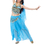 BellyLady Halloween Belly Dance Costume, Halter Bra Top, Hip Scarf and Skirt