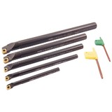 ABS Import Tools 5 PIECE SCLCR INDEXABLE BORING BAR SET (5/16-3/8-1/2-5/8 & 3/4