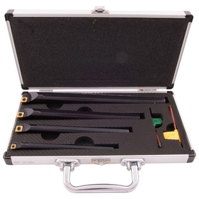 ABS Import Tools 4 PIECE (5/16-3/8-1/2 & 5/8") SCLCR INDEXABLE BORING BAR SET (1001-0054)