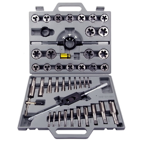 ABS Import Tools 45 PIECE 1/4-1" TUNGSTEN TAP &amp; DIE SET (1011-0001)