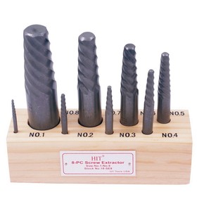 ABS Import Tools 8 PIECE USA MADE SCREW EXTRACTOR SET (1011-0016)