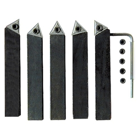 ABS Import Tools 1" 5 PIECE INDEXABLE CARBIDE TURNING TOOL SET (2003-0006)
