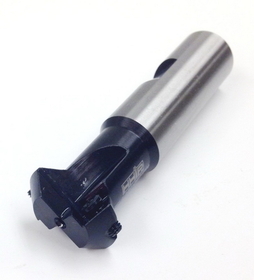 ABS Import Tools 45 DEGREE 1" X 3/4 SHANK 2-INSERT INDEXABLE CHAMERING END MILL (2076-0001)