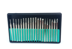 ABS Import Tools 20 PIECE DIAMOND PIN SET WITH 1/8" SHANK (3000-0049)