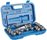 ABS Import Tools R8 17 PIECE ER-40 SPRING COLLET CHUCK SET (3900-0005)