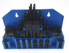 ABS Import Tools 58 PIECE 3/8" T-SLOT CLAMPING KIT WITH 5/16-18 STUD & 3/8" T-NUT (3900-2110)