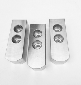 ABS Import Tools 8" 3 PIECE 1/16 X 90 DEGREE STEEL SOFT JAW SET (3900-4644)