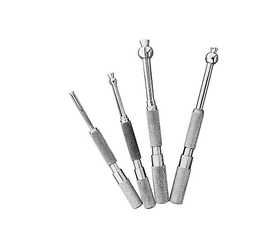 ABS Import Tools 4 PIECE .125-.500" FULL BALL SMALL HOLE GAGE SET (4400-0009)