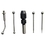 ABS Import Tools 5 PIECE WIGGLER OR CENTER FINDER SET WITH 3/8" SHANK BODY (4401-0045)