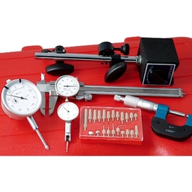 ABS Import Tools 6 PC INSPECTION KIT CALIPER, MAGBASE, INDICATOR, MICROMETER, POINTS (4902-0006)
