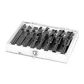 ABS Import Tools 9/16-1" 8 PIECE SILVER &amp; DEMMING DRILL SET (5000-0010)