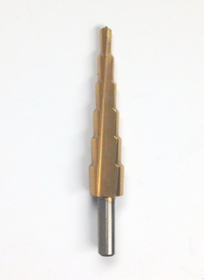 ABS Import Tools 3/16-1/2" TiN COATED HIGH SPEED STEEL STEP DRILL WITH 6 STEPS (5000-0014)