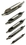 ABS Import Tools 5 PIECE NO.1-NO.5 HIGH SPEED STEEL CENTER DRILL SET (5000-0020)