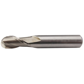 ABS Import Tools 3/16 X 3/8" 2 FLUTE HIGH SPEED STEEL SINGLE END BALL END MILL (5841-0187)