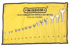 ABS Import Tools 15 PIECE 6-24MM COMBINATION WRENCH SET (7023-0006)
