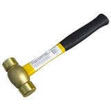 ABS Import Tools 1-1/2 LB FIBERGLASS HANDLE BRASS HAMMER (7080-0037)