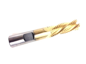 ABS Import Tools 1/4 X 3/8 X 2-7/16" 3 FLUTE TiN COATED M42 COBALT ROUGHING END MILL (8002-6708)