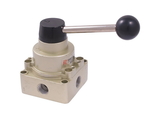 ABS Import Tools 4-WAY HAND OPERATED ROTARY DISC TYPE VALVE WITH 3/8 NPT INLET (8401-0255)