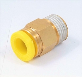 ABS Import Tools PUSH TO CONNECT MALE PNEUMATIC TUBE FITTING 1/8 X NPT 1/8 (8401-0275)