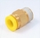 ABS Import Tools PUSH TO CONNECT MALE PNEUMATIC TUBE FITTING 3/8 X NPT 1/8 (8401-0286)