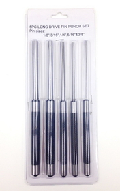 ABS Import Tools 5 PIECE EXTRA LONG DRIVE PIN PUNCH SET (8600-4103)