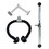 Champion Barbell 1051377 Champion Lat Pull Bar Package, Price/PAC