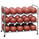 BSN Sports Double-Wide Steel Ball Cart