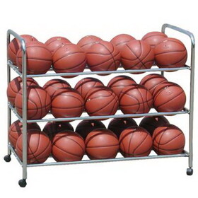 BSN Sports 1237634 Double-Wide Steel Ball Cart