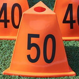 BSN Sports 1245134 Poly 11Pc Football Sideline Markers