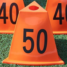 BSN Sports 1245134 Stackable Football Sideline Markers (11 Piece Set)