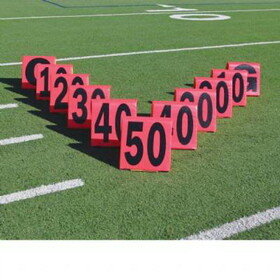 Pro Down Day/Night Sideline Markers 5pc