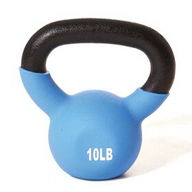 Champion Barbell 1266825 15 Lbs Vinyl Coated Kettlebell Red