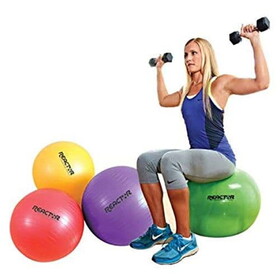 BSN Sports 1335873 Reactor by Champion Barbell Core Stability Ball (45 cm Purple)
