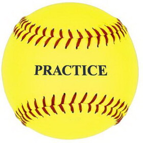 BSN Sports 5PSBY11 Practice Softball - 11" Yellow