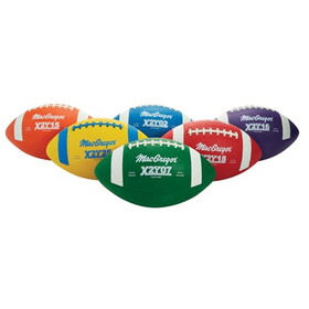MacGregor 95700 MacGregor Multicolor Footballs - Youth - Color My Class (Set of 6)